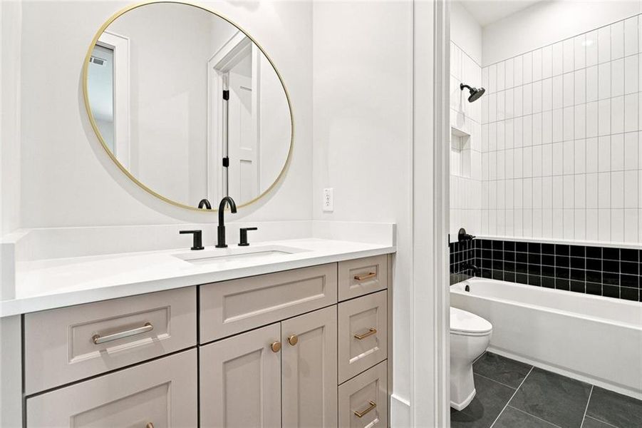 Furnished interior view inside a new home in , Canton (Image 10).