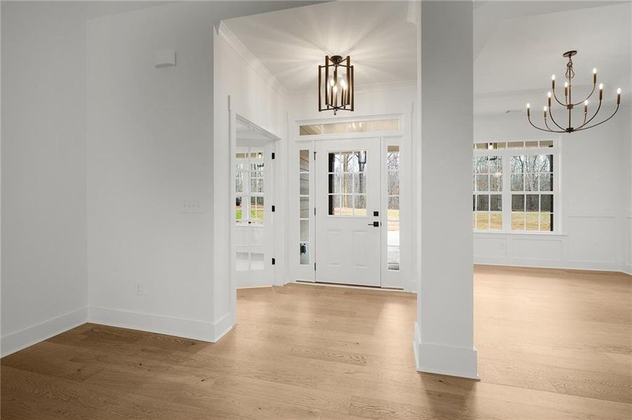 Spacious, unfurnished interior of a new home in , White (Image 16).