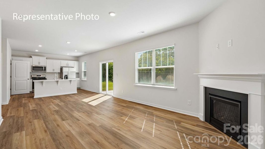 Spacious, unfurnished interior of a new home in Secrest Commons, Monroe (Image 17).