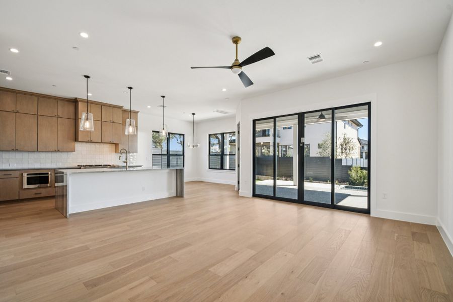 Spacious, unfurnished interior of a new home in Milky Way at River Place, Austin (Image 13).