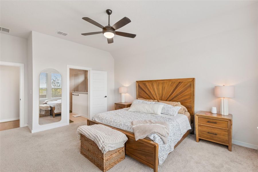 Furnished interior view inside a new home in Mayfair - Select Garden Series, New Braunfels (Image 15). Furnished interior view inside a new home in Mayfair - Select Garden Series, New Braunfels (Image 15).
