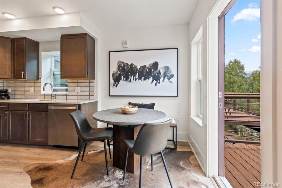 Furnished interior view inside a new home in , Silverthorne (Image 30).