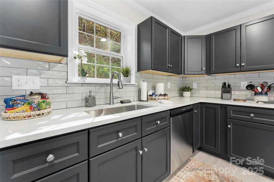 Furnished interior view inside a new home in , Maggie Valley (Image 12).