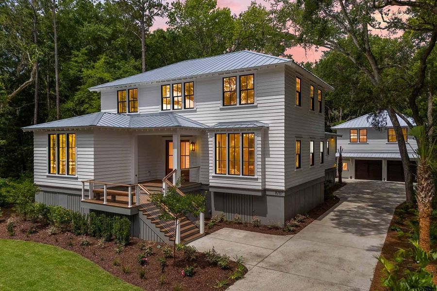Front exterior of a new home in , Johns Island, SC, highlighting curb appeal (Image 41).