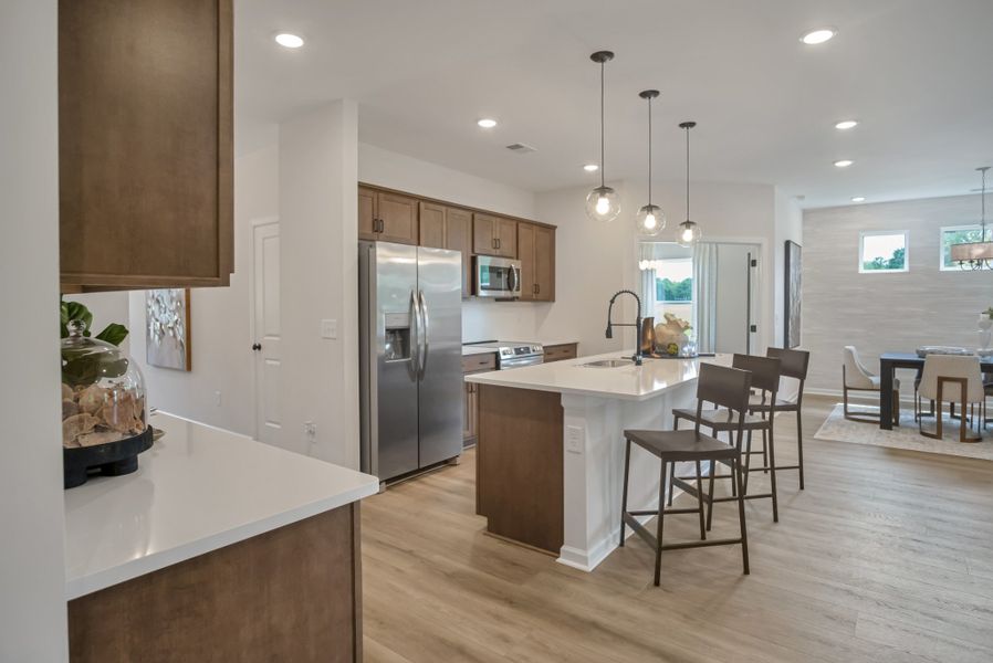 Furnished interior view inside a new home in The Oaks, Clarksville (Image 37). Furnished interior view inside a new home in The Oaks, Clarksville (Image 37).