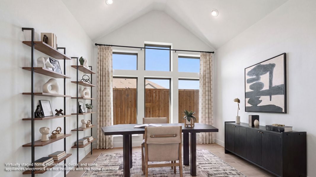 Furnished interior view inside a new home in Sweetgrass, Haslet (Image 10).