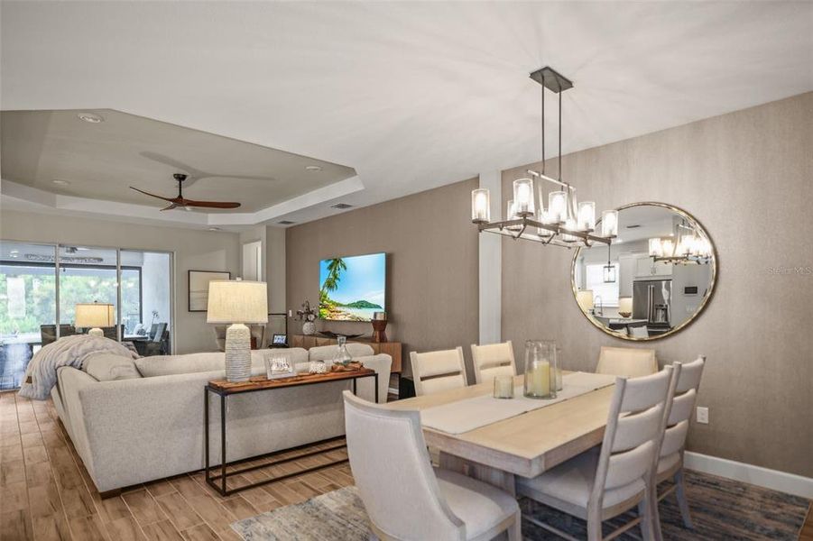Furnished interior view inside a new home in , Wesley Chapel (Image 30).