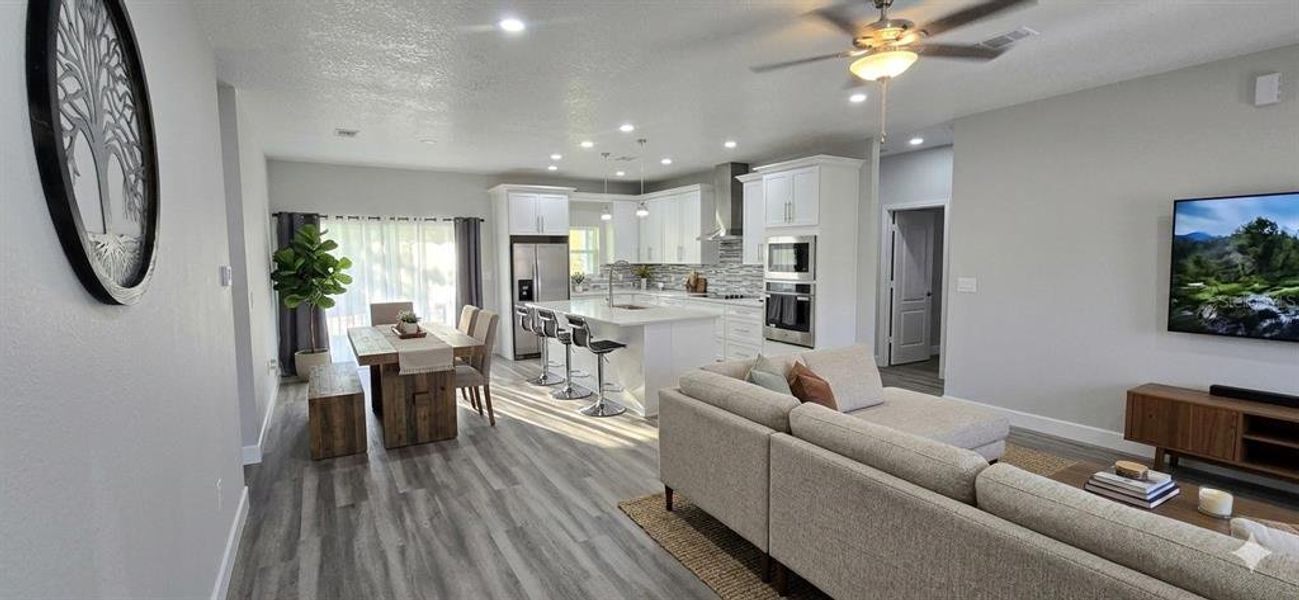 Furnished interior view inside a new home in , Leesburg (Image 13).