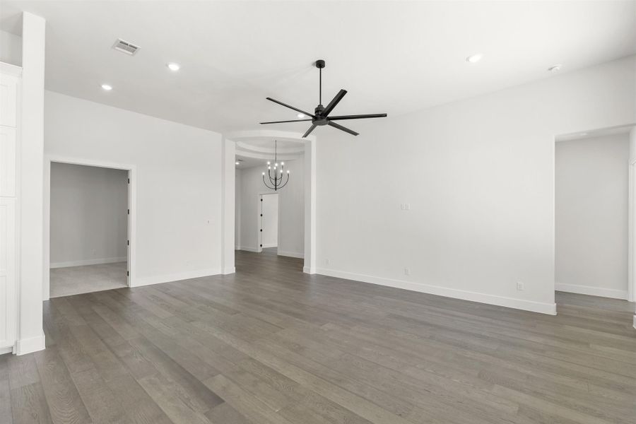 Representative unfurnished interior of a home built from the 5012 by Tradition Homes in Lakewood at Brookhollow – 60′ Lots, Prosper (Image 15).
