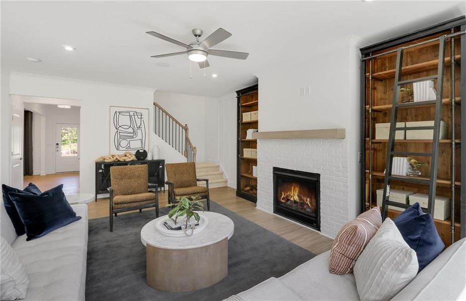 Furnished interior view inside a new home in Rose Creek, Cumming (Image 4).