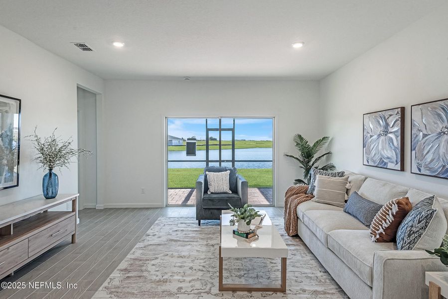 Furnished interior view inside a new home in Seaton Creek: Seaton Creek 50s, Jacksonville (Image 3). Furnished interior view inside a new home in Seaton Creek: Seaton Creek 50s, Jacksonville (Image 3).