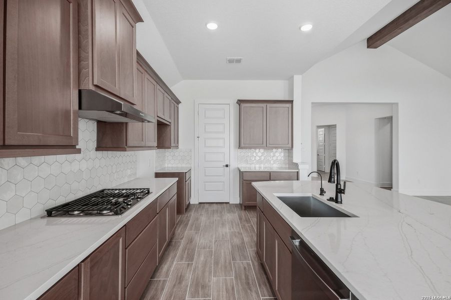Furnished interior view inside a new home in The Reserve at Potranco Oaks, Castroville (Image 10). Furnished interior view inside a new home in The Reserve at Potranco Oaks, Castroville (Image 10).