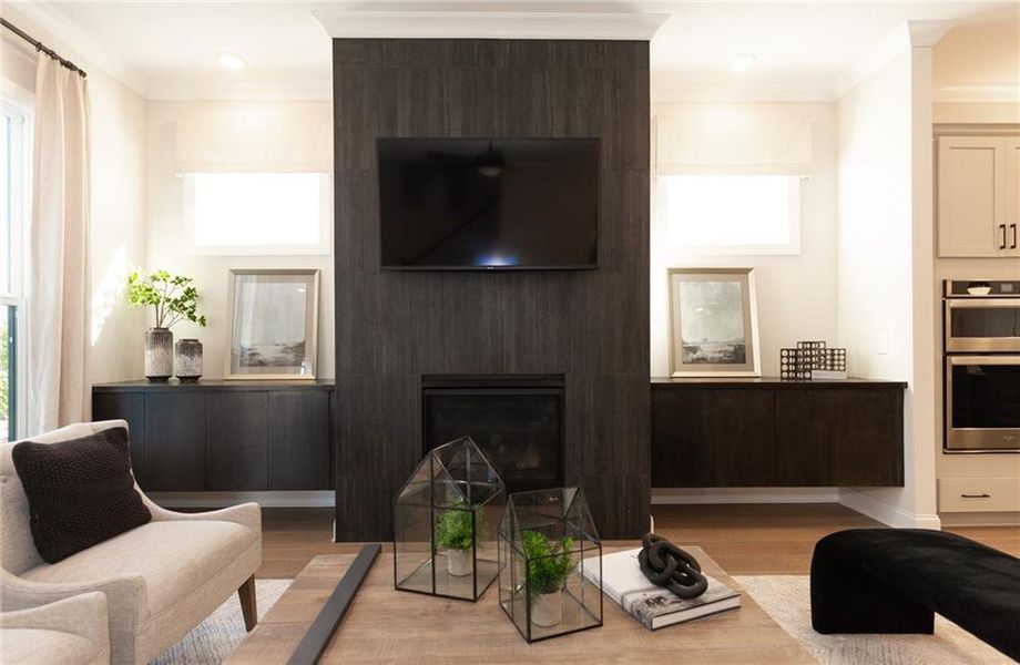 Furnished interior view inside a new home in Aberdeen, Hoschton (Image 24).