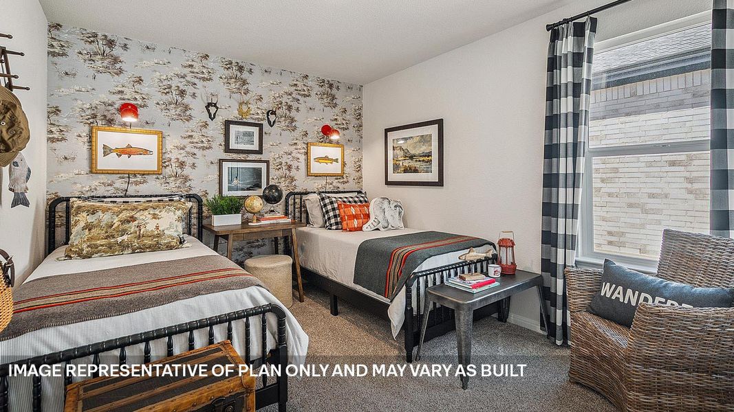 Furnished interior view inside a new home in Thunder Rock, Marble Falls (Image 32).