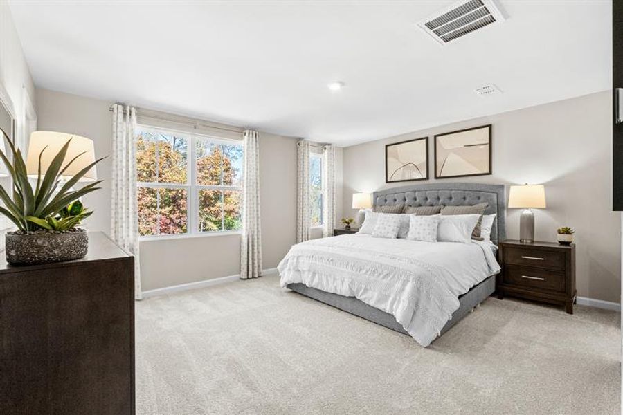 Representative furnished interior of a home built from the Woodford by Ryan Homes in Liberty Grove Single Family Homes, China Grove (Image 35). Representative furnished interior of a home built from the Woodford by Ryan Homes in Liberty Grove Single Family Homes, China Grove (Image 35).