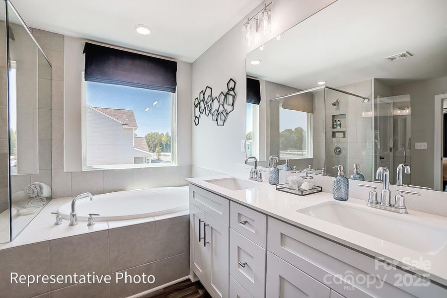 Furnished interior view inside a new home in Summerlin, Mooresville (Image 16). Furnished interior view inside a new home in Summerlin, Mooresville (Image 16).