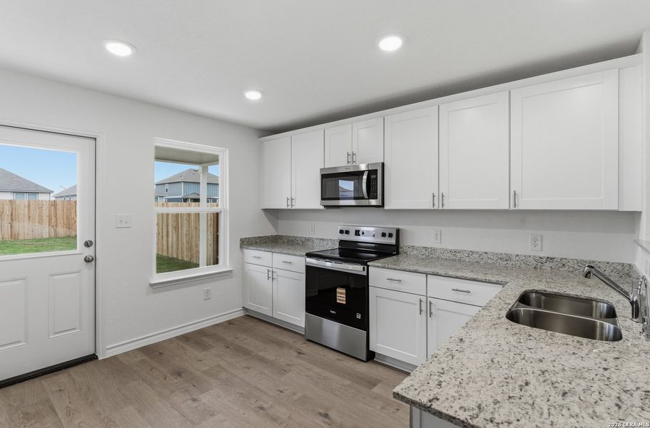 Furnished interior view inside a new home in , New Braunfels (Image 10).