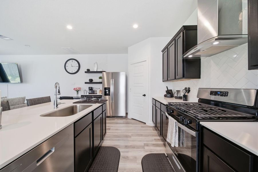 Furnished interior view inside a new home in , Houston (Image 18).