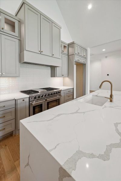 Furnished interior view inside a new home in Grand Central Park, Conroe (Image 7).