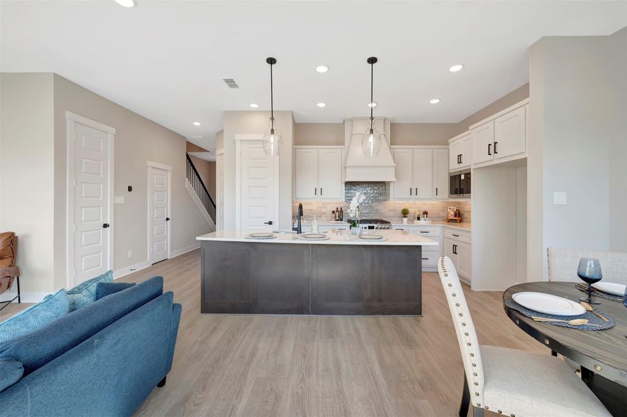 Furnished interior view inside a new home in Retreat at Oak Park, Houston (Image 7).