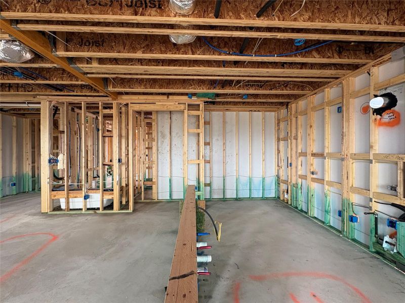 In-progress construction of a new home in Cannon Ranch, Dripping Springs, TX (Image 12).