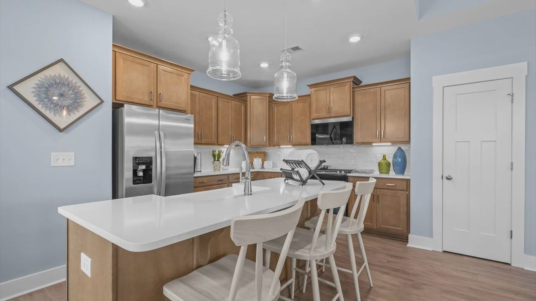 Furnished interior view inside a new home in Village at Midway, Anderson (Image 7).