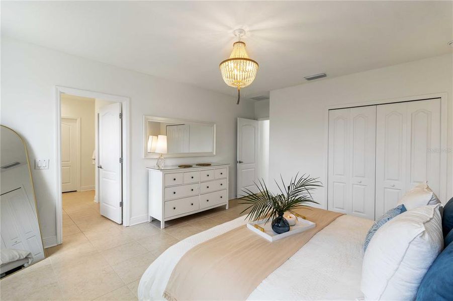 Furnished interior view inside a new home in , Sarasota (Image 34).