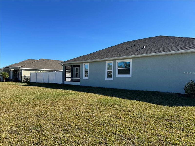 Exterior details and patio area of a home in Sawmill Creek at Palm Coast Park, Palm Coast (Image 32). Exterior details and patio area of a home in Sawmill Creek at Palm Coast Park, Palm Coast (Image 32).