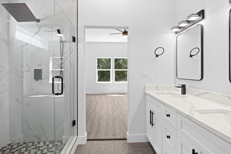 Primary bathroom Primary bathroom