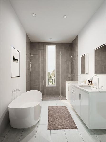 Furnished interior view inside a new home in , Frisco (Image 4).