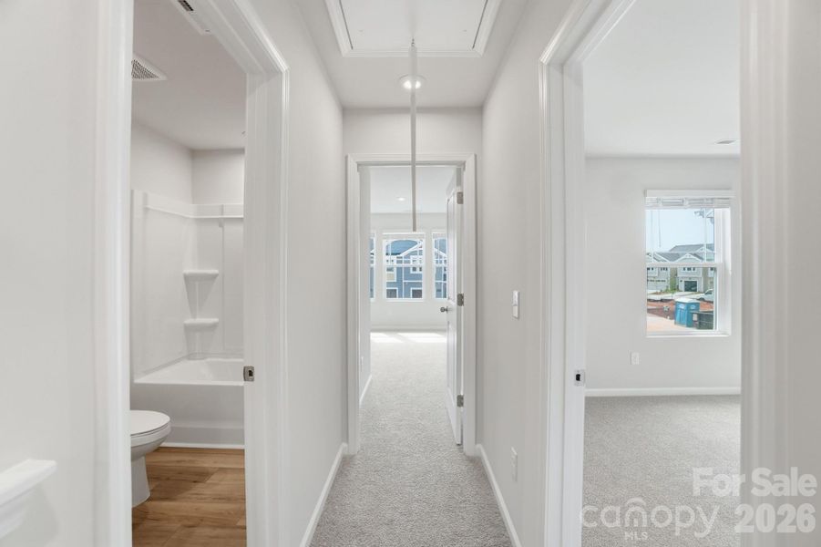 Spacious, unfurnished interior of a new home in Bailey Run, Charlotte (Image 18). Spacious, unfurnished interior of a new home in Bailey Run, Charlotte (Image 18).