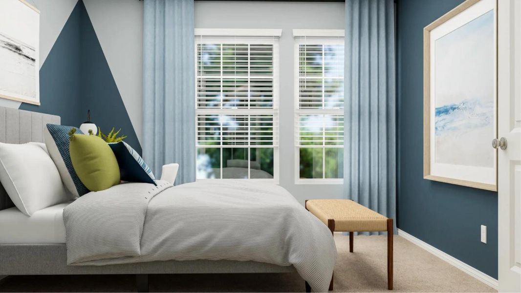 Furnished interior view inside a new home in Waterstone: Stonehill Collection, Kyle (Image 10).