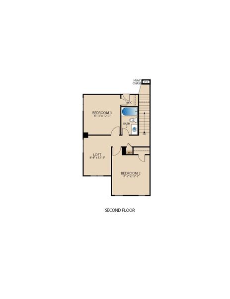 Almanor Second Floor Plan