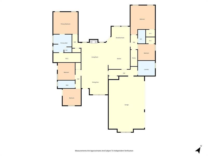 2D floor plan layout of this home in , Woodway, TX (Image 5).