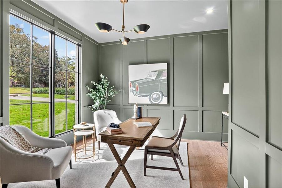 Furnished interior view inside a new home in , Brookhaven (Image 17).