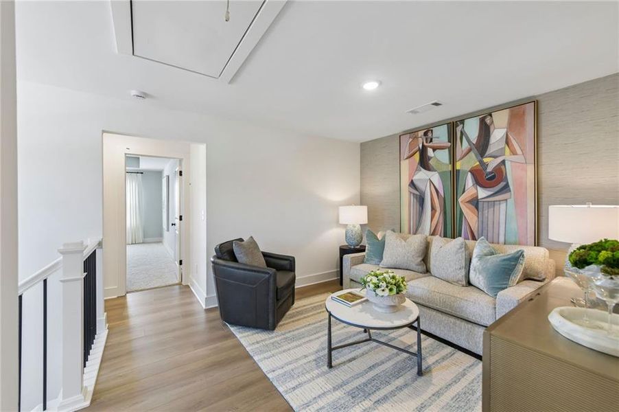 Furnished interior view inside a new home in Tribute, Hoschton (Image 25).