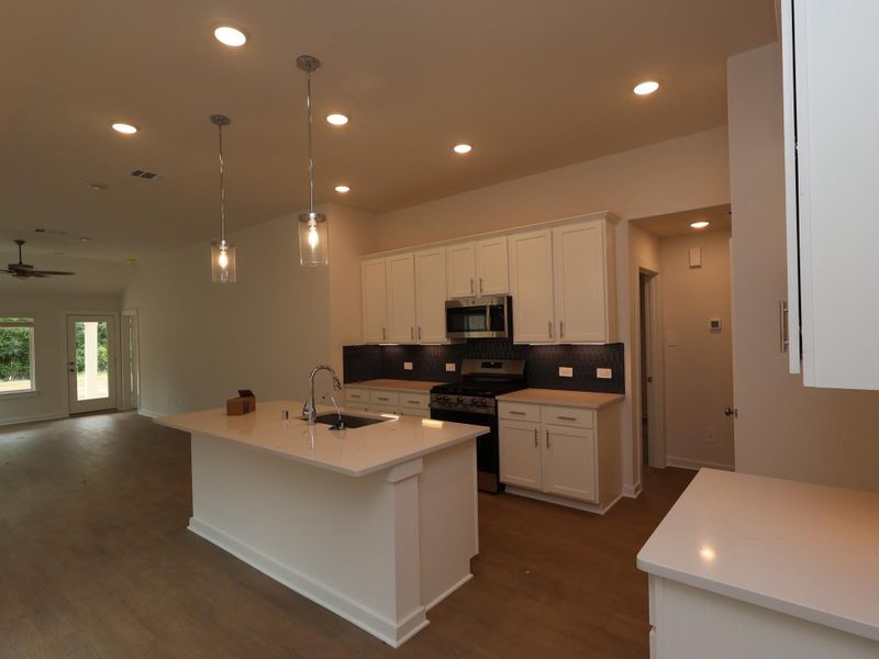 Furnished interior view inside a new home in Sorella, Tomball (Image 9).