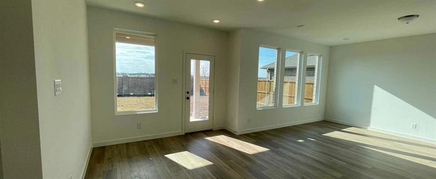 Open Living-Dining Room Construction Progress