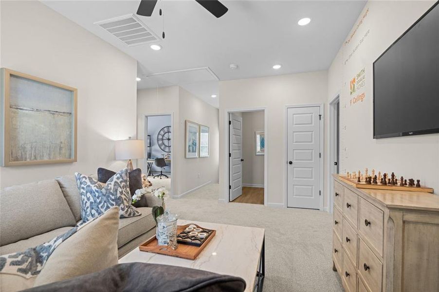 Furnished interior view inside a new home in Sanders Park, Austell (Image 29).