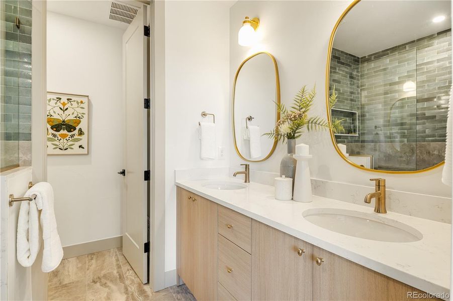 Furnished interior view inside a new home in , Denver (Image 17).