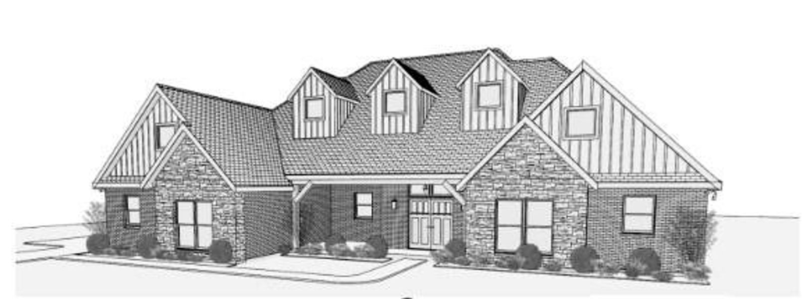Exterior rendering of this home design in , Lone Oak, TX (Image 8).