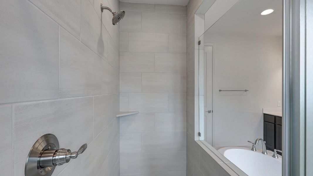 Close-up of interior finishes inside a home in Kallison Ranch, San Antonio (Image 18).