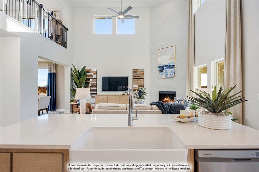 Furnished interior view inside a new home in Sutton Fields, Celina (Image 30).
