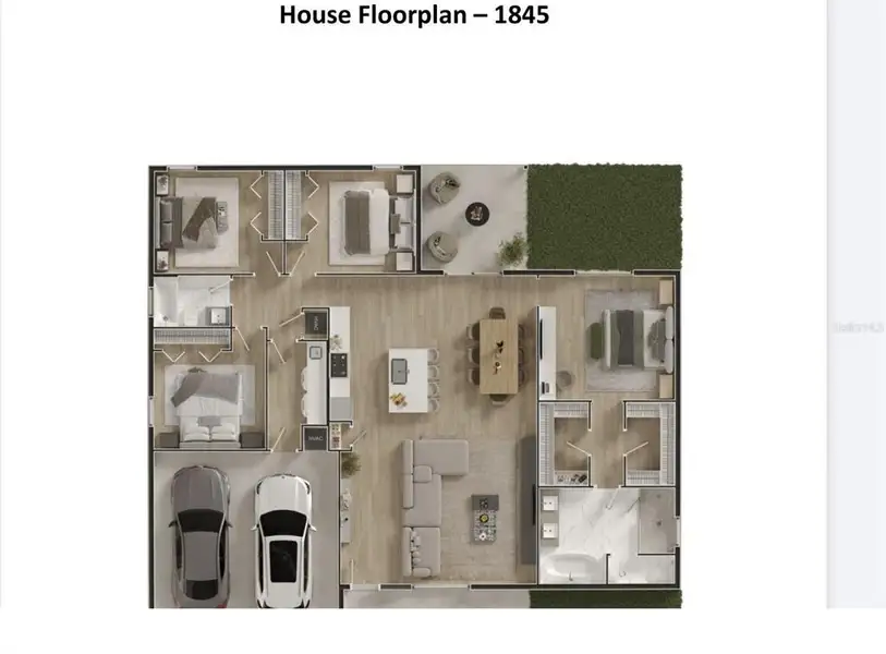 2D floor plan layout of this home in , Citrus Springs, FL (Image 4).