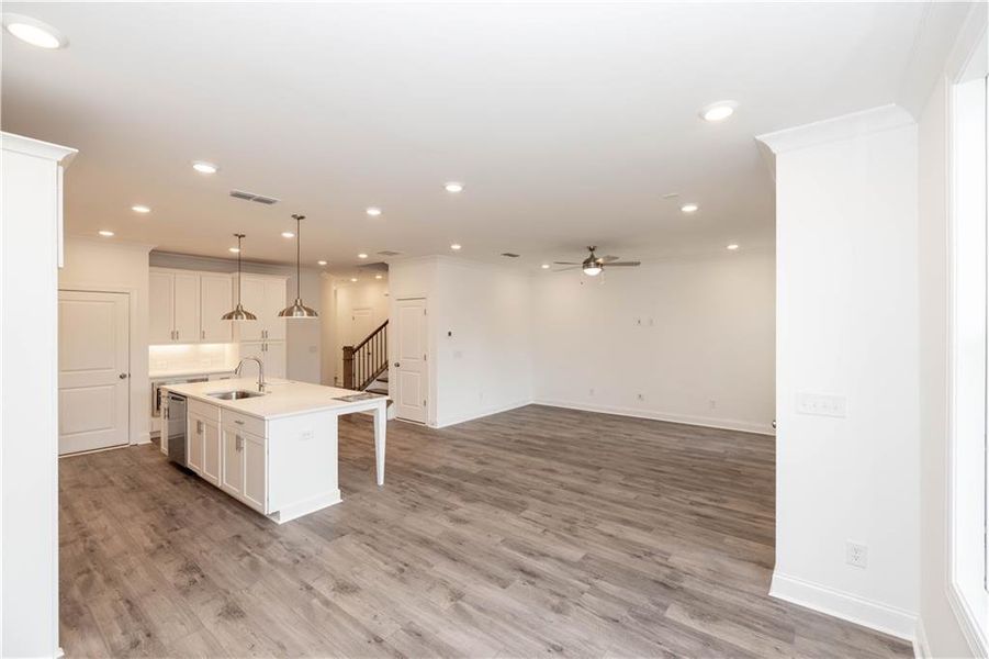 Spacious, unfurnished interior of a new home in Millcroft Townhomes, Buford (Image 22).