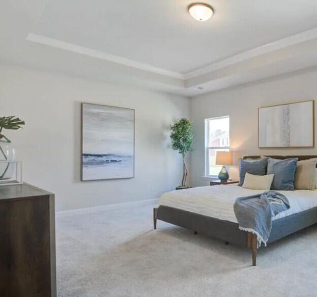 Furnished interior view inside a new home in Tea Farm: Presidents Series, Ravenel (Image 6).