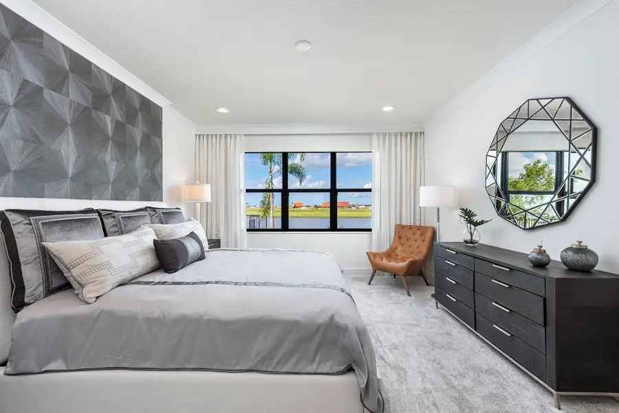 Representative furnished interior of a home built from the Costa by GL Homes in Valencia Parc at Riverland, Port St. Lucie (Image 17).