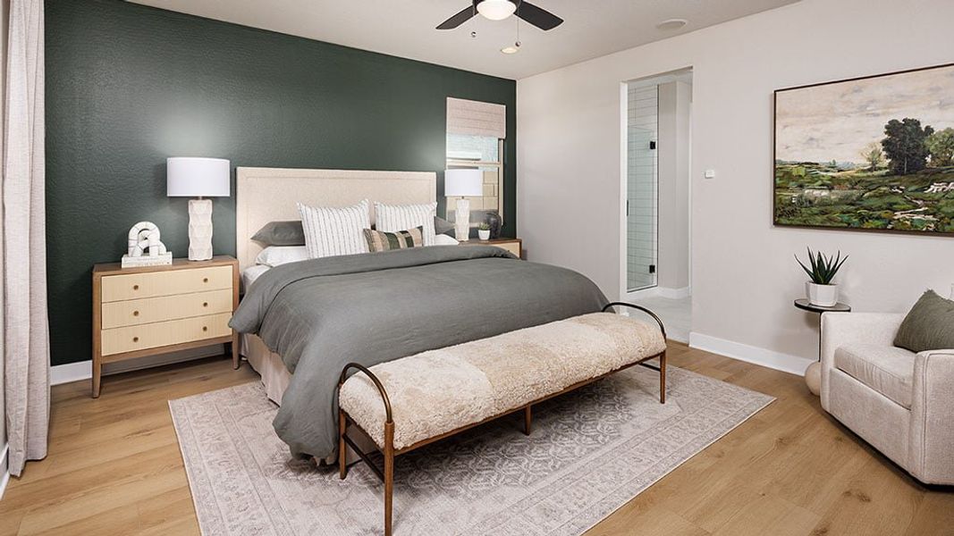 Representative furnished interior of a home built from the Onyx by Taylor Morrison in Saddleback, Peoria (Image 11).