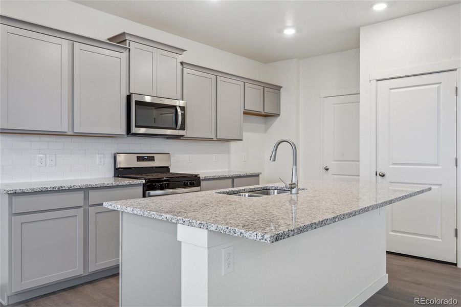 Furnished interior view inside a new home in The Ridge at Lorson Ranch, Colorado Springs (Image 6).
