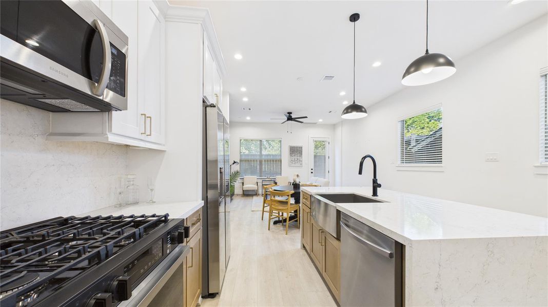 Furnished interior view inside a new home in , Houston (Image 16).